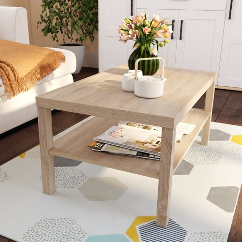 Table basse rectangulaire NEXT Imitation chêne