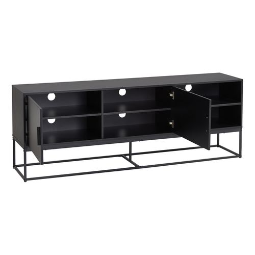 Meuble TV noir mat  FINLEY