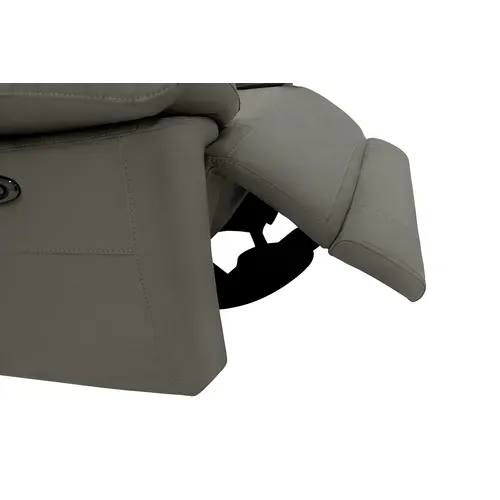 Fauteuil relax électrique CURTISS III tissu gris foncé vue détaillée