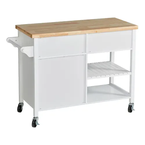 Desserte LOUISON blanc vue de derrière