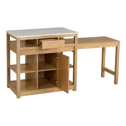 Ilot central LIVIA chêne