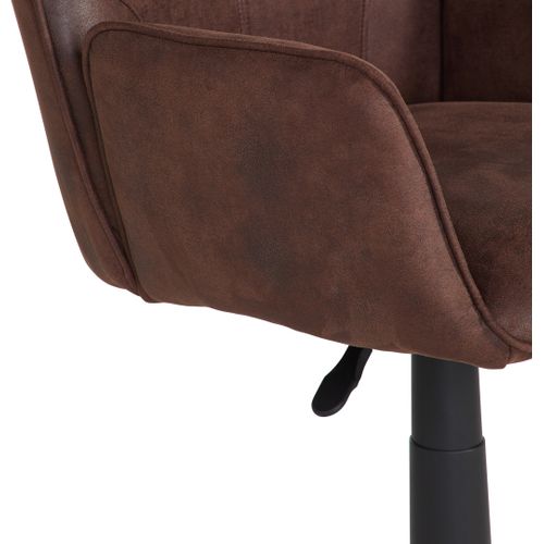 Fauteuil de bureau ROMAN marron vue accessoires