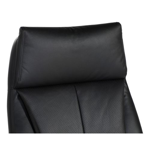 Fauteuil de bureau CALVIN noir vue détaillée