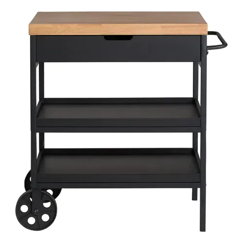 ILOT CENTRAL TONIO noir vue de face