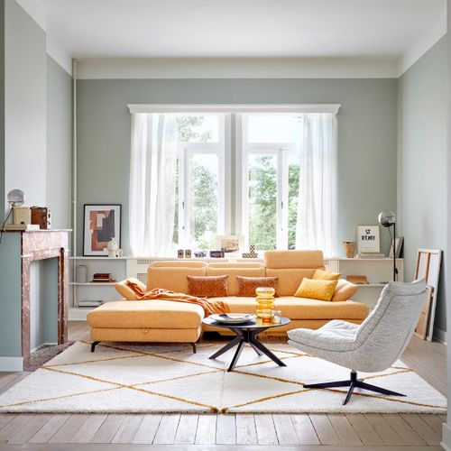 Fauteuil fixe SIRIUS tissu gris clair