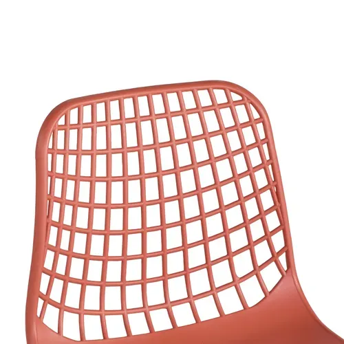 Chaise MILY corail vue détaillée