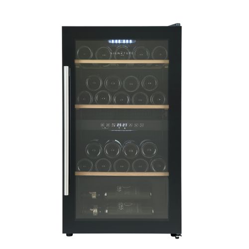 Cave de service double zone SIGNATURE CUVEES31N 31 bouteilles Noir