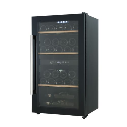 Cave de service double zone SIGNATURE CUVEES31N 31 bouteilles Noir