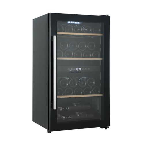 Cave de service double zone SIGNATURE CUVEES31N 31 bouteilles Noir