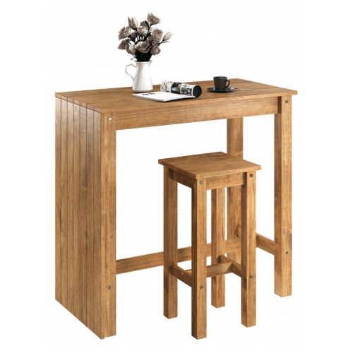 Tabouret de bar PAL pin massif