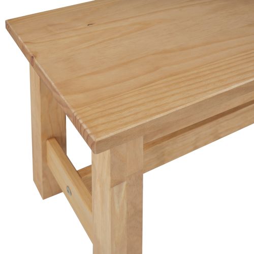 Banc L.170 cm LATINO pin massif vue détaillée