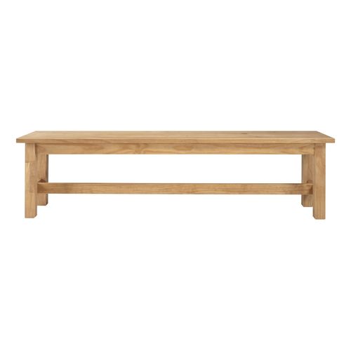 Banc L.170 cm LATINO pin massif vue de face