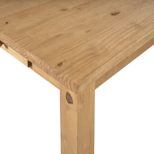 Table rectangle L.200 cm LATINO pin massif vue détaillée