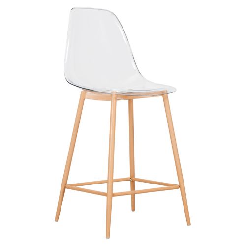 Tabouret de bar H. 63 cm LYNETTE transparent