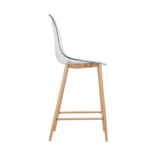 Tabouret de bar H. 63 cm LYNETTE transparent