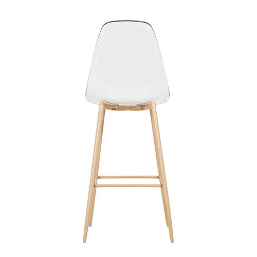 Tabouret de bar H. 74 cm LYNETTE transparent