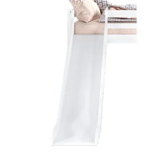 Option toboggan lit mi haut BLOOM Blanc vue de face