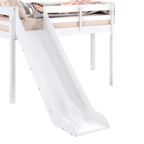 Option toboggan lit mi haut BLOOM Blanc vue 3/4