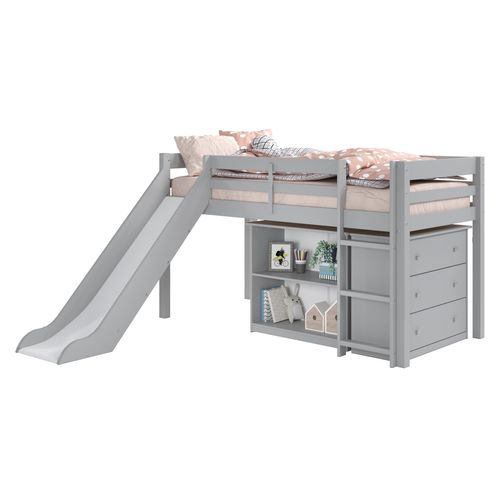 Option toboggan lit mi haut BLOOM Gris