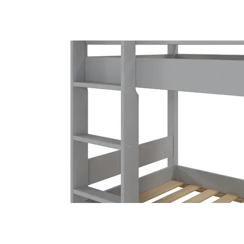 Lit superposé 3x90x190 cm BLOOM Gris vue accessoires