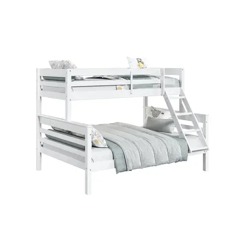 Lit superposé 90/140x190 cm BLOOM Blanc