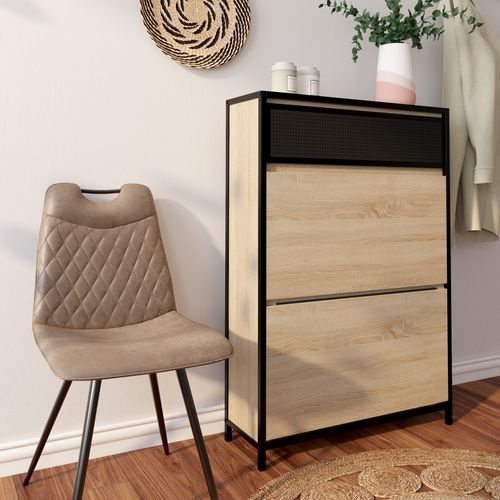 Chaise polyuréthane ELISEE kaki vue d'ambiance 1