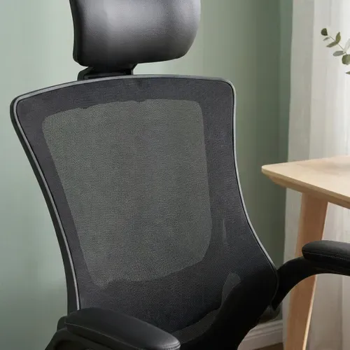 Fauteuil de bureau ergonomique gamer MERLON tissu noir