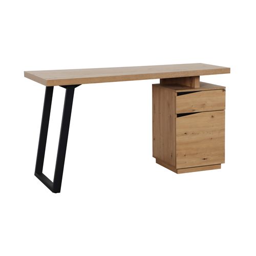 Bureau DANZING imitation chêne et noir
