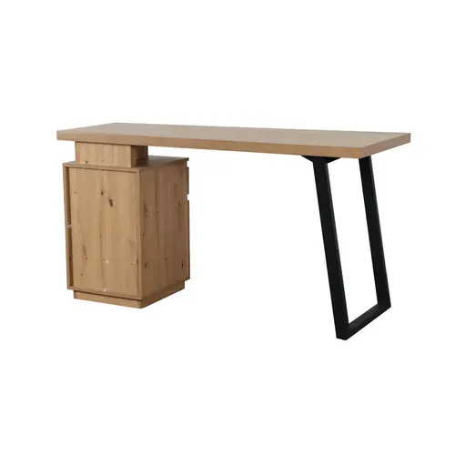 Bureau DANZING imitation chêne et noir