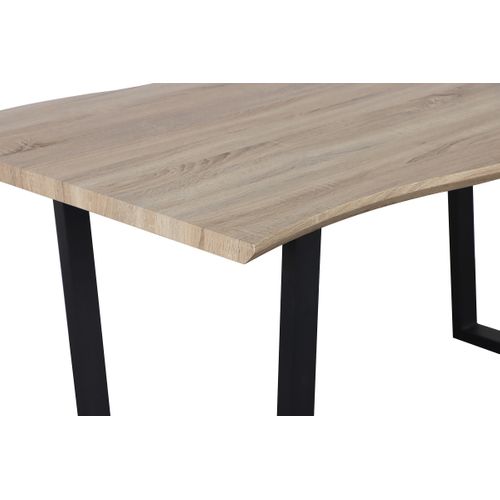 Table de séjour L.160cm KAYN imitation chêne sonoma