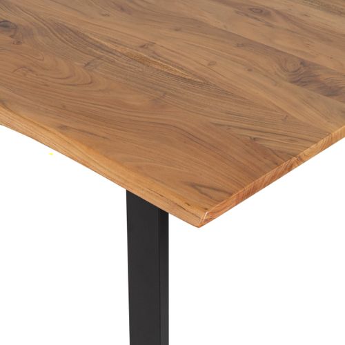 Table de séjour L.160 x l.85/90cm VATIRA acacia et noir