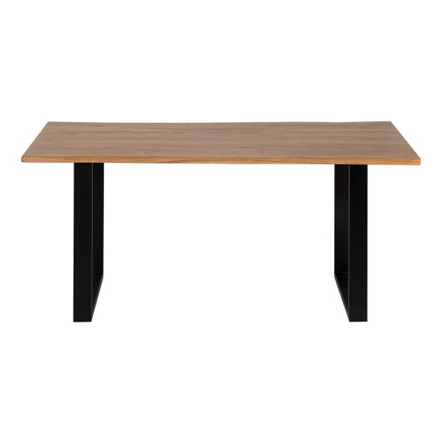Table de séjour L.160 x l.85/90cm VATIRA acacia et noir