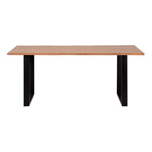 Table de séjour L.180 x l.85/90cm VATIRA acacia et noir