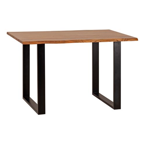 Table de séjour L.120 x l.75/80cm VATIRA acacia et noir