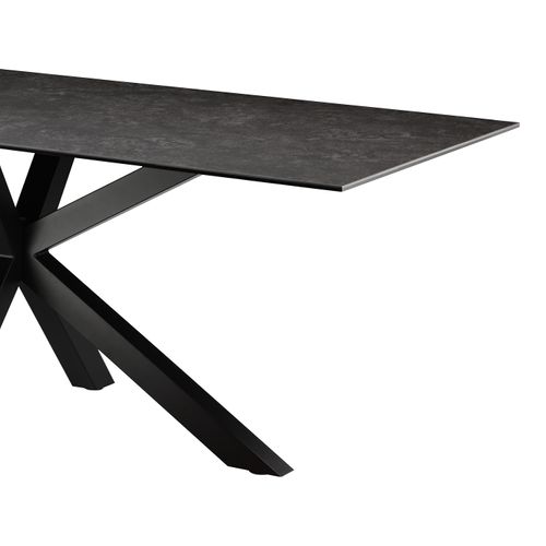 Table de séjour L.200cm BALA gris céramique