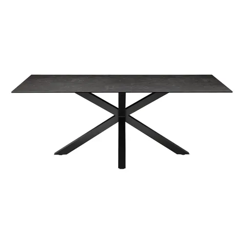 Table de séjour L.200cm BALA gris céramique