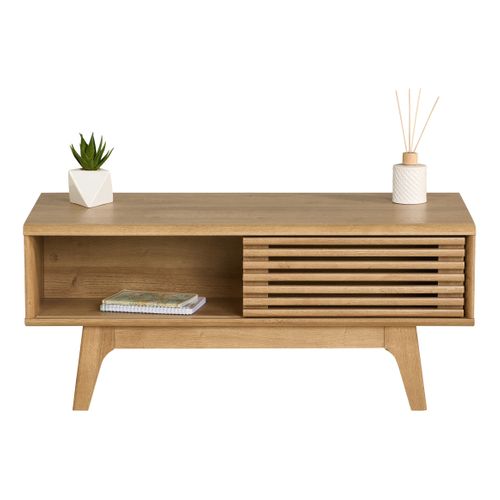 Table basse BAYA Imitation chêne