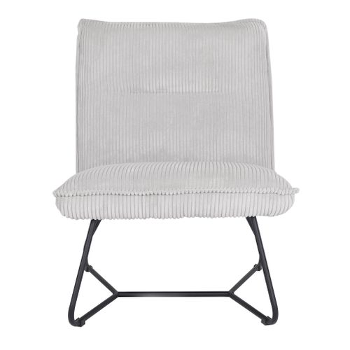 Fauteuil MILA tissu velours gris beige