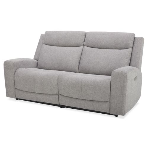 Canapé 3 places 2 relax JONNES tissu gris