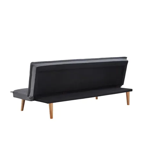 Banquette convertible 3 places LILLO tissu gris