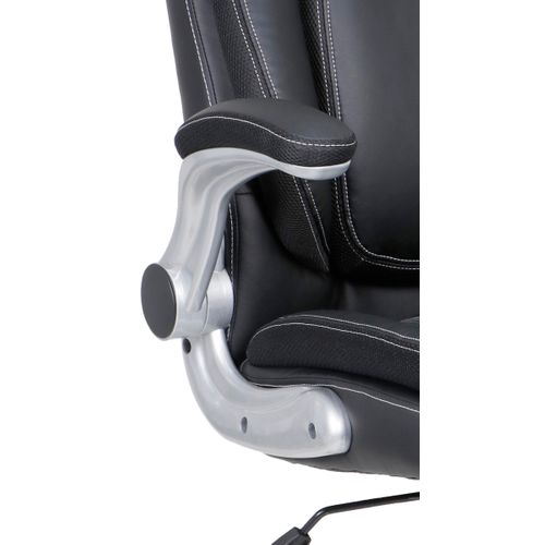 Fauteuil de bureau ergonomique DARKOO gris et noir vue accessoires