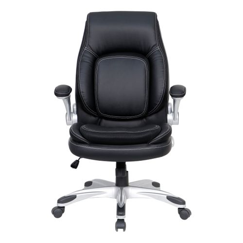 Fauteuil de bureau ergonomique DARKOO gris et noir vue de face