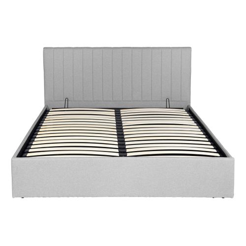 Lit coffre 160x200 cm SKY gris clair