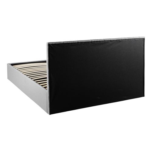 Lit coffre 160x200 cm SKY gris clair