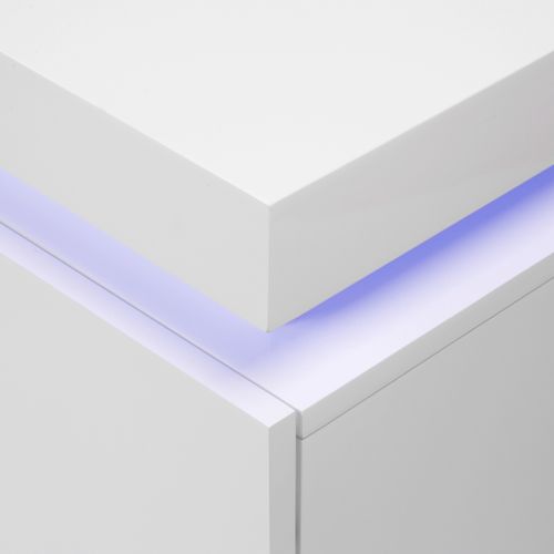 Meuble TV LED L.190 cm COLORS blanc