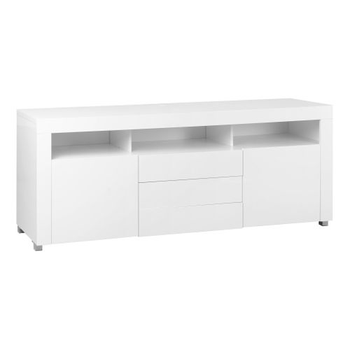 Meuble TV L. 180 cm GOAL Blanc