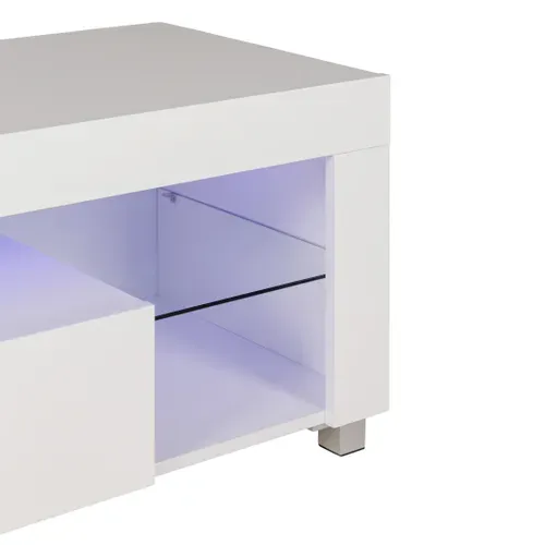 Meuble TV L. 153 cm GOAL Blanc vue détaillée