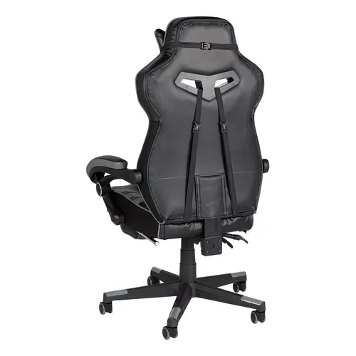 Fauteuil de bureau ergonomique RELOAD Noir et gris vue de derrière