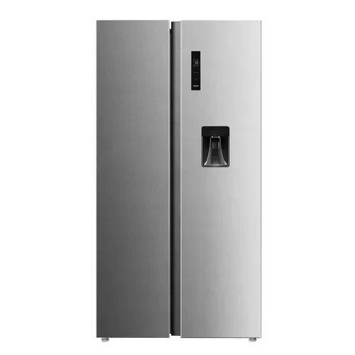 Réfrigérateur américain SIGNATURE SBS550XAQUA 553L Inox vue de face
