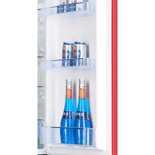 Combiné pose libre SIGNATURE SFC249VRE 249L Rouge